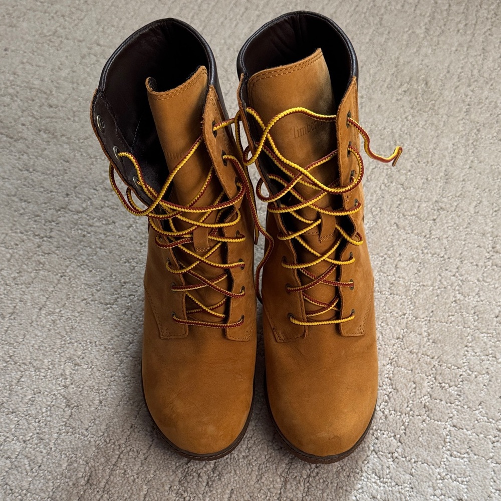 Timberland Women's Brown Lace-Up Boots